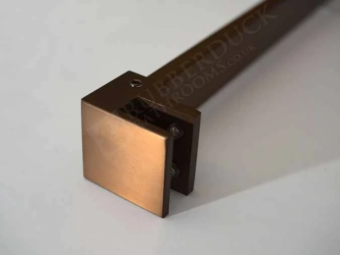 Abacus Wetroom Glass 1100mm Wall Support Arm Brushed Bronze - Image 4