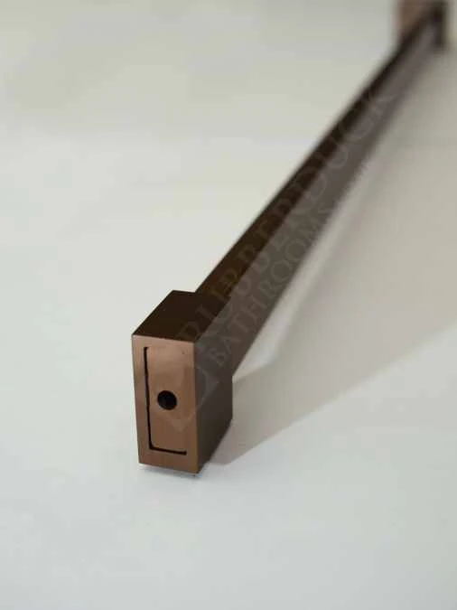 Abacus Wetroom Glass 1100mm Wall Support Arm Brushed Bronze - Image 3