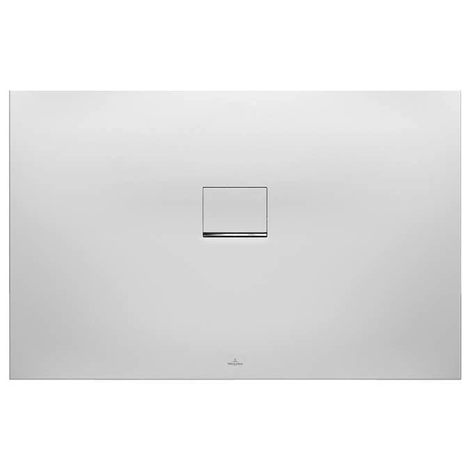 Villeroy & Boch Squaro Infinity Quaryl Shower Tray 1200 X 900 - Stone White