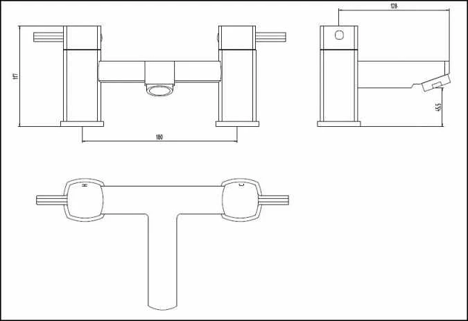 Skye Bath Shower Mixer Tap - Highlife Bathrooms - Image 3