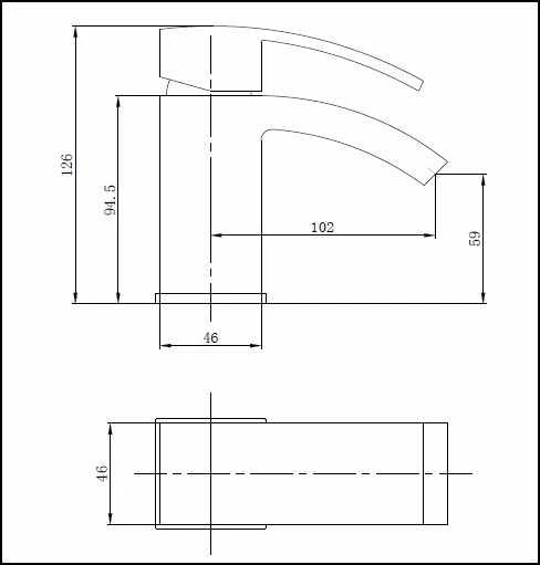 Lauder Monobloc Bloc Basin Mixer Tap Inc Wastes - HighLife Bathrooms - Image 6