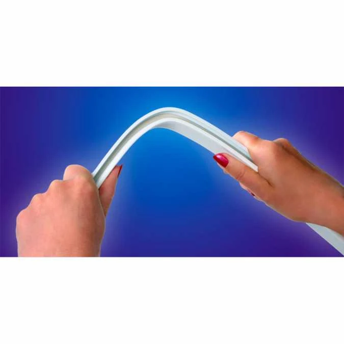 Bendi Curtain Track - Chrome - Euroshowers - Image 2