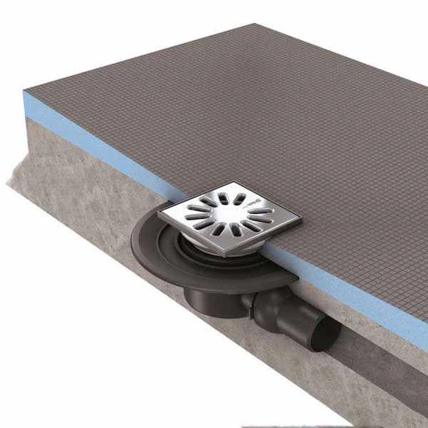 Wedi Fundo Primo Wetroom Tray With Corner Drain - 900 X 900mm - Image 4