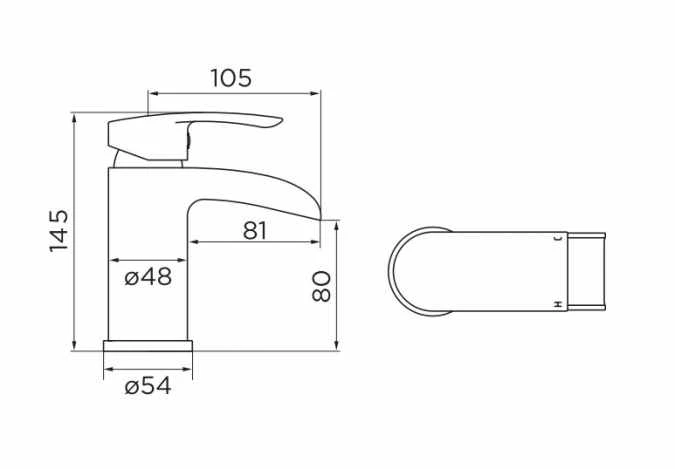 Niagara Balham Waterfall Monobloc Basin Tap - Image 2