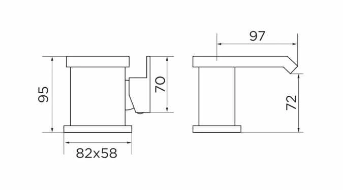 Niagara Elsden Monobloc Basin Mixer Tap - Image 2