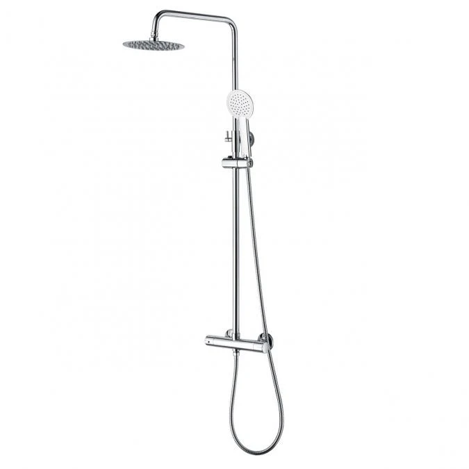 Niagara Equate Round Chrome Thermostatic Dual Head Shower Set - Image 2