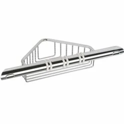 Inda Hotellerie Grab Bar With Corner Shower Basket A04620