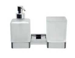 Inda Lea Double Tumbler And Soap Dispenser A1810D