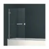 Abacus Hinged Bath Shower Screen 1450mm