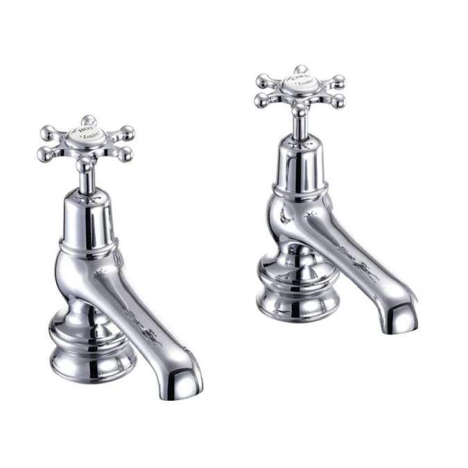 Burlington Birkenhead 5" Traditional Basin Taps - BI2 - Image 2
