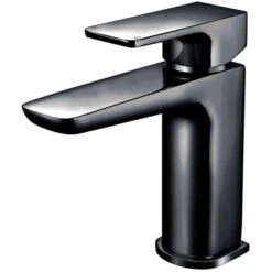 Scudo Muro Black Basin Mono Mixer Tap