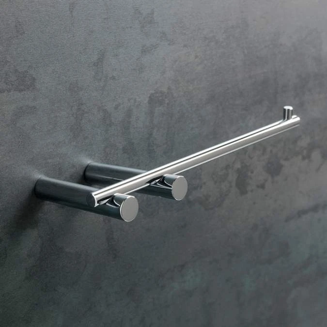 Bali Toilet Roll Holder - Chrome - Image 2