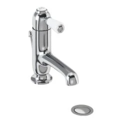 Burlington Chelsea Traditional Monobloc Basin Tap With Pop Up Waste