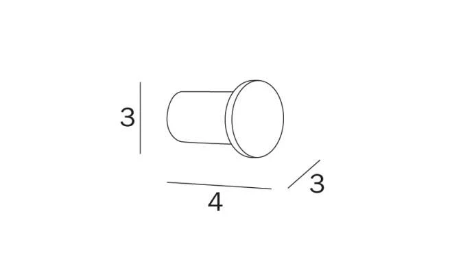 Inda Hotellerie Robe Hook AV420A - Image 2