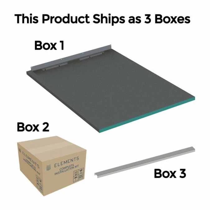 Abacus Infinity Wet Room Tray - Right Hand - 1400 X 950mm - Image 2