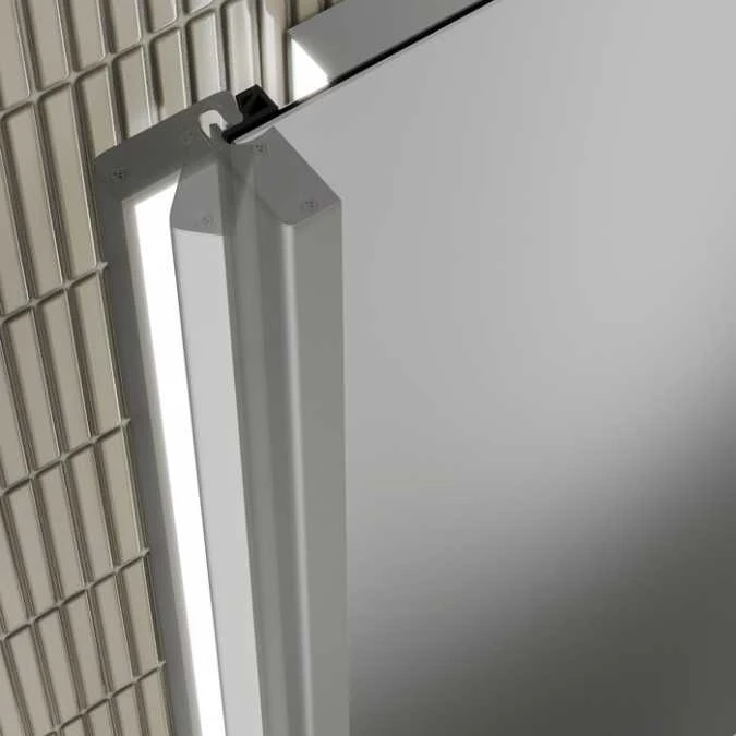 HIB Fold LED Bathroom Mirror 800 X 600mm - Image 2