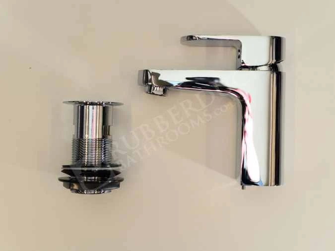 Galston Cloakroom Mono Basin Tap & Push Waste - Highlife Bathrooms - Image 2