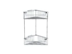 Inda Hotellerie Corner Chrome Shower Basket AV032A