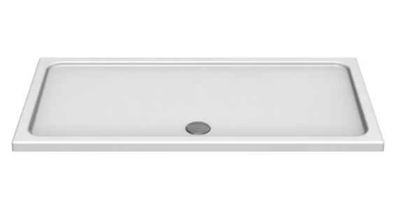 Kudos Kstone 1400 X 800mm Rectangular Anti-Slip Shower Tray - Central Waste