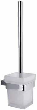 The White Space WC Brush And Holder - Chrome