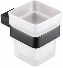 The White Space Tumbler And Holder - Black