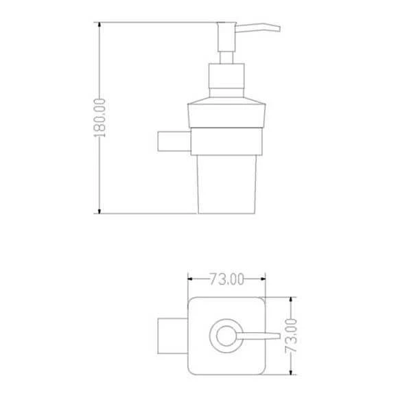 The White Space Liquid Soap Dispenser - Chrome - Image 2