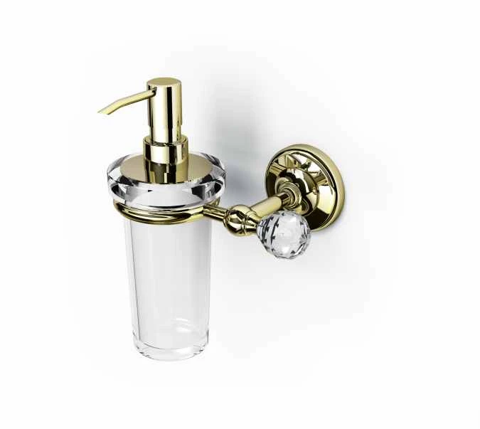 Oriental Crystal Soap Dispenser - Chrome, Gold Or Black Chrome - Origins Living - Image 2