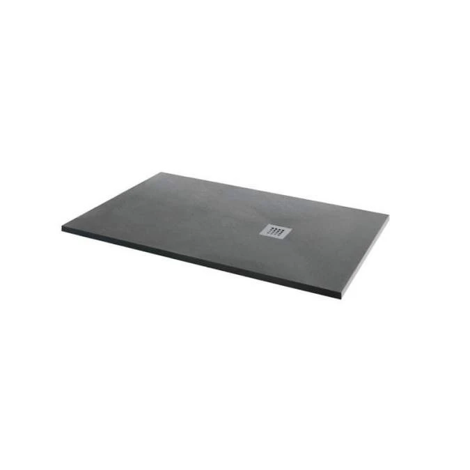 MX Minerals 1200 X 900mm Ash Grey Slate Effect Shower Tray