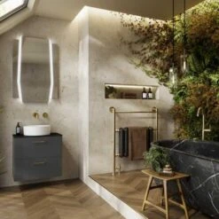 HIB Maxim LED Bathroom Mirror 900 X 800mm