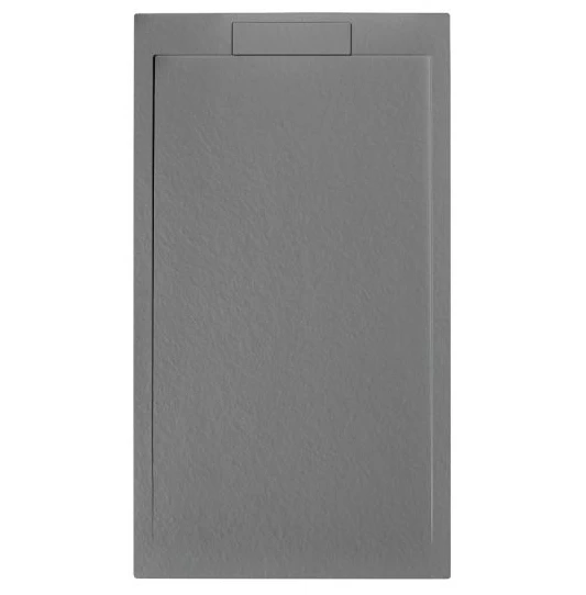 Giorgio Lux Grey Slate Effect Shower Tray - 1200 X 1000 - Concealed Waste