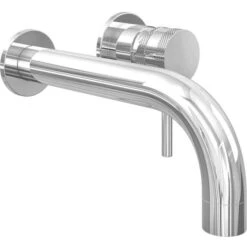 Scudo Core Wall Mounted Basin Tap Chrome