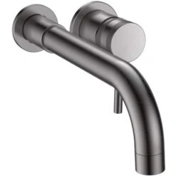 Scudo Core Gunmetal Wall Mounted Basin Tap