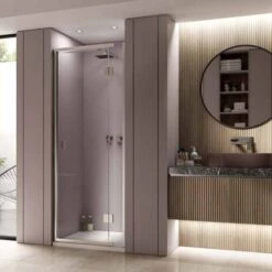 Kudos Pinnacle 8 800mm Hinged Shower Door For Recess - Right Hand