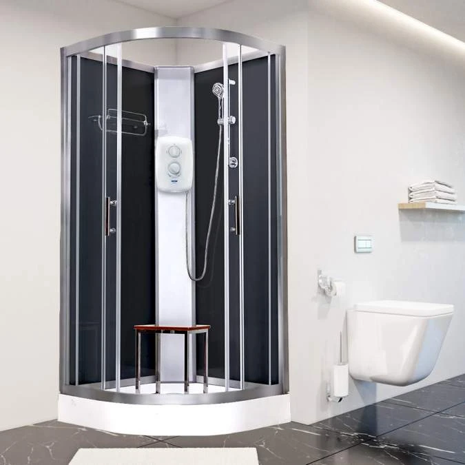 Vidalux Pure E 1000 Shower Cabin 1000 X 1000mm With Triton Electric Shower - Image 13