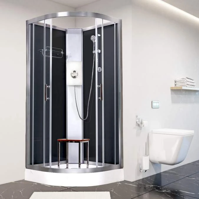 Vidalux Pure E 1000 Shower Cabin 1000 X 1000mm With Triton Electric Shower - Image 14
