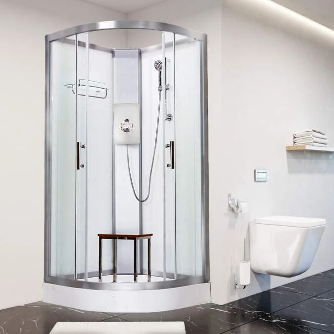 Vidalux Pure E 1000 Shower Cabin 1000 X 1000mm With Triton Electric Shower - Image 12