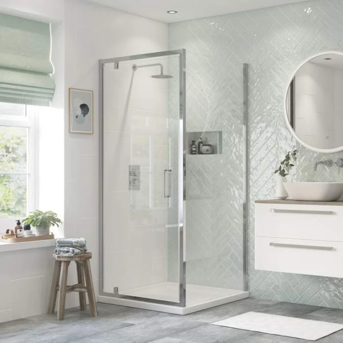 Relax 800mm Pivot Door Shower Enclosure - Image 2
