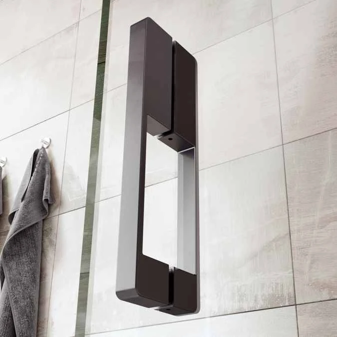 Roman Liberty 900mm Hinged Door For Corner & Optional Side Panel - 8mm Glass - Image 4