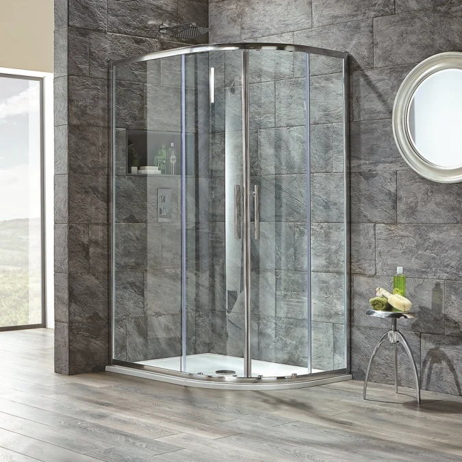 Scudo S8 Double Door 1000 X 800mm Offset Quadrant Shower Enclosure
