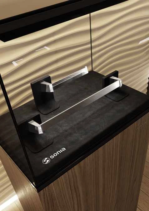 S8 Swarovski - Open Toilet Roll Holder - Chrome - Origins Living - Image 4