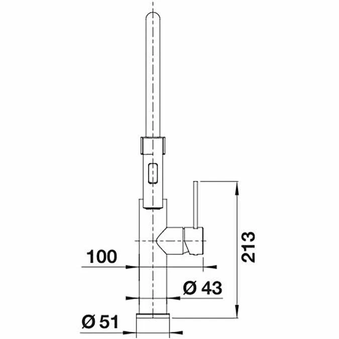 Blanco Sonea - S Flexo Brushed Steel Kitchen Tap - 526616 - Image 6