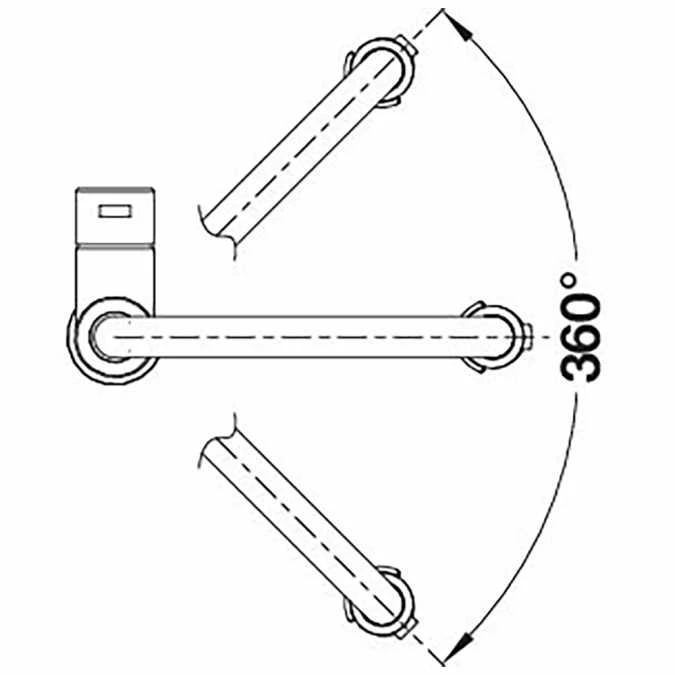 Blanco Sonea - S Flexo Brushed Steel Kitchen Tap - 526616 - Image 7