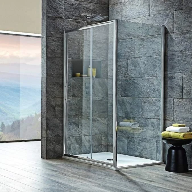 Scudo S8 Sliding Shower Door - 1400mm - Image 2