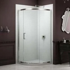 Sommer8 900 X 900mm Single Door Quadrant Shower Enclosure