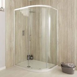 Sommer6 1200 X 900 Single Door Offset Quadrant Shower Enclosure
