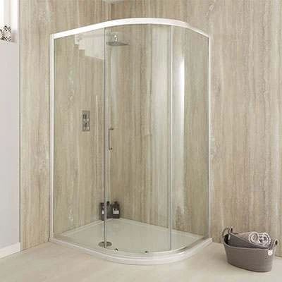 Sommer6 1200 X 900 Single Door Offset Quadrant Shower Enclosure