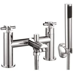 Scudo Kross Bath Shower Mixer Tap With Shower Kit And Wall Bracket