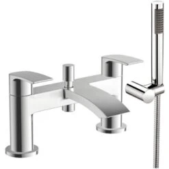 Scudo Belini Bath Shower Mixer Tap With Shower Kit And Wall Bracket