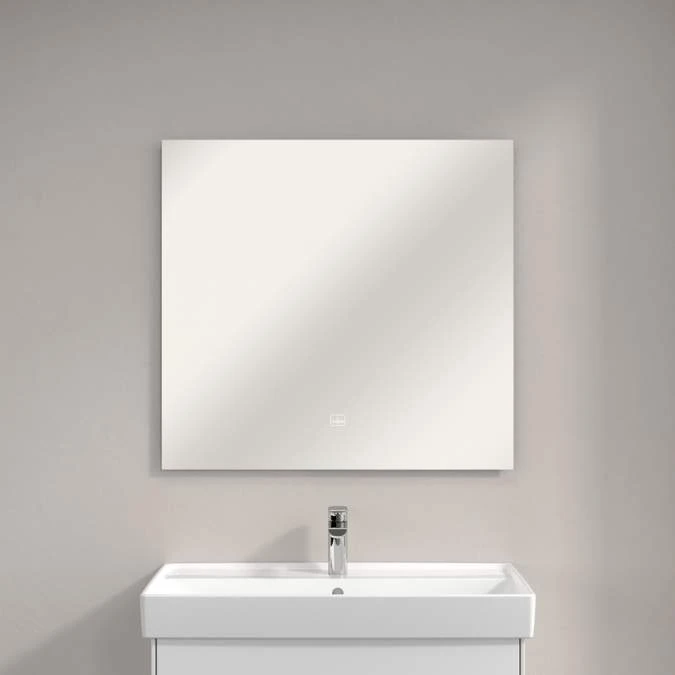 Villeroy & Boch More To See Lite Rectangle LED Bathroom Mirror 800 X 750mm - Image 4