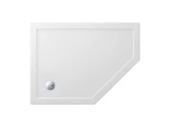 Zamori Pentangle Shower Tray - 1200 X 900 - Right Hand - Z1404